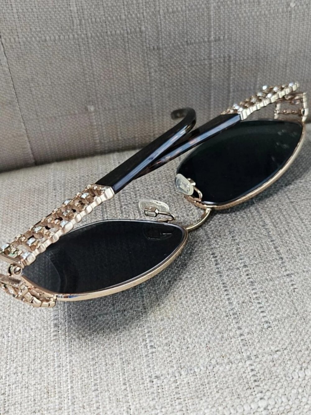 Vintage Tura Ladies Eyeglasses Frame Half Rim Gold Glasses Made USA Read descr - Picture 7 of 12